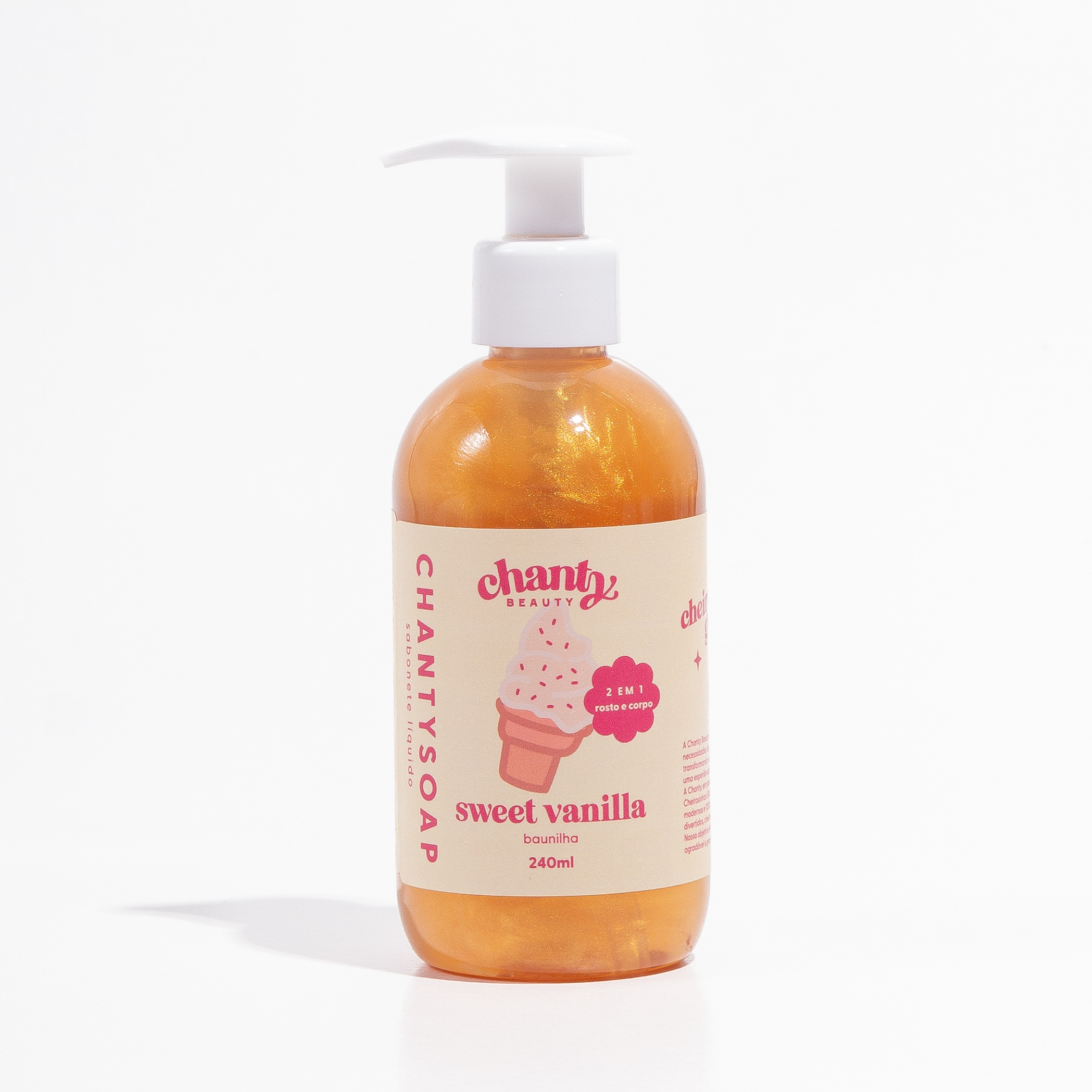 Sweet Vanilla Sabonete Líquido 2em1 Chantysoap