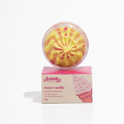 Sweet Vanilla Manteiga Corporal Chanty Pocket