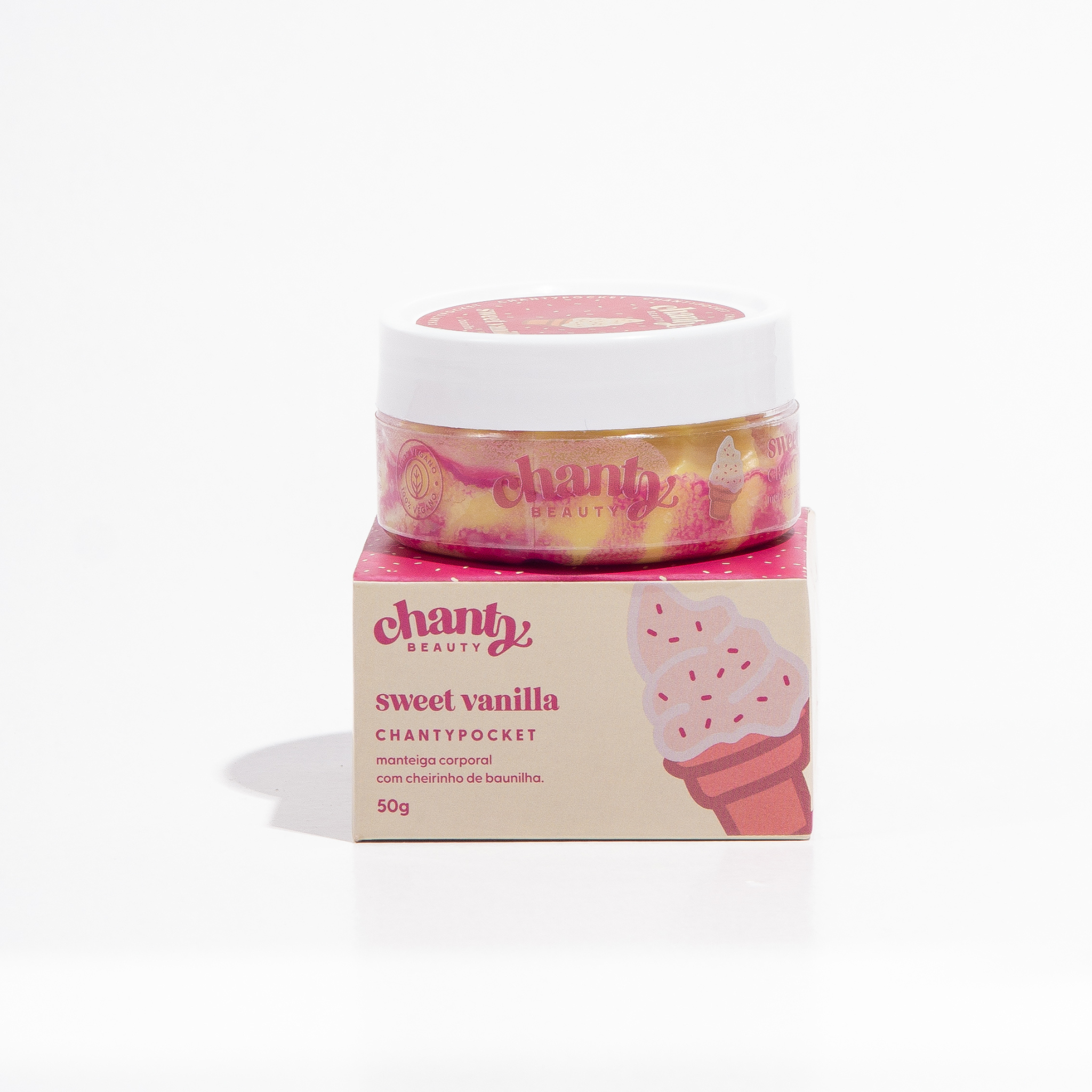 Sweet Vanilla Manteiga Corporal Chanty Pocket