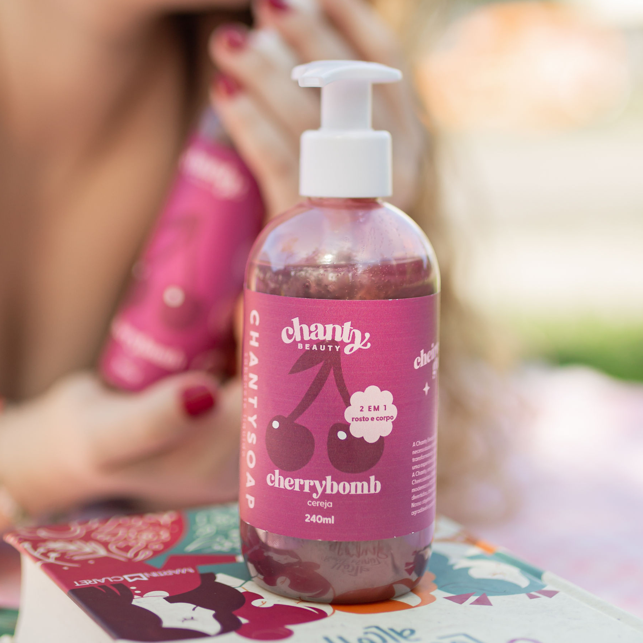 Cherrybomb Sabonete Líquido 2em1 Chantysoap